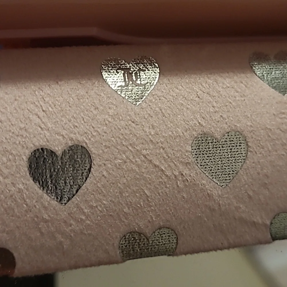 Juicy Couture Pink and Silver Heart Mirror Trio